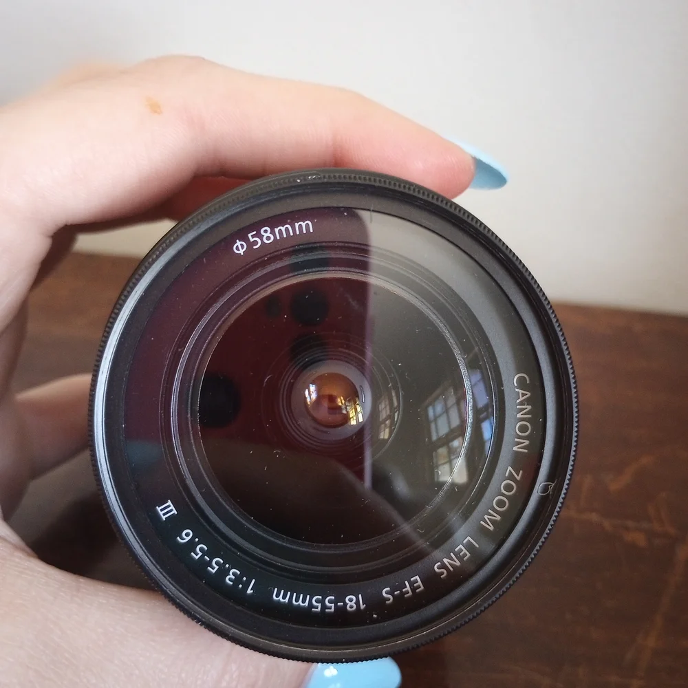Canon Black Camera Lens